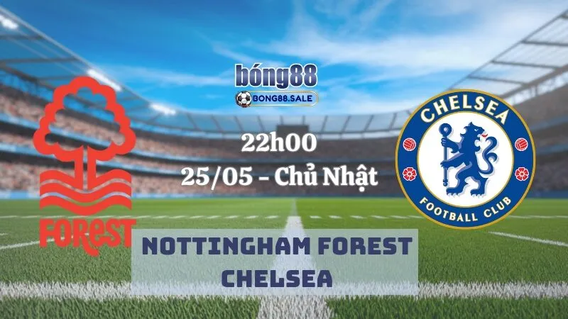 Tỷ Lệ Kèo Nhà Cái Bong88 Ngoại Hạng Anh | Nottingham Forest - Chelsea 25/05/2025