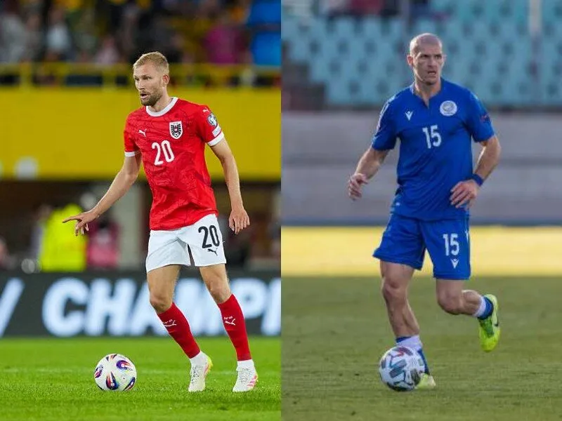 Áo dễ dàng đánh bại Đảo Síp