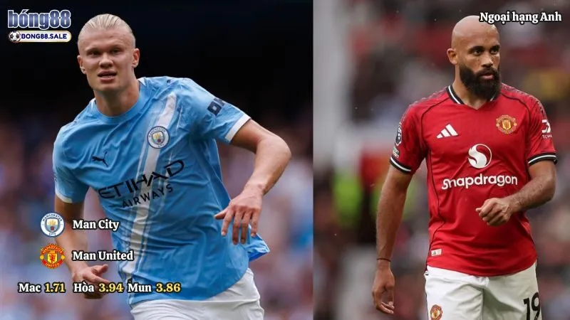 Tỷ Lệ Kèo Bong88 Ngoại Hạng Anh | Man City - Man United 14/09/2025